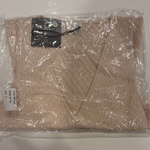 Beige V-Neck Sweater